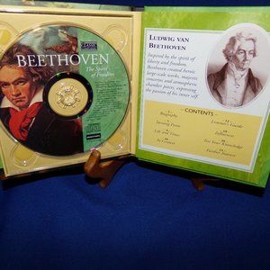 Vintage Classic Composers -  Classical Beethoven CD w/ Built-In Booklet - Unused